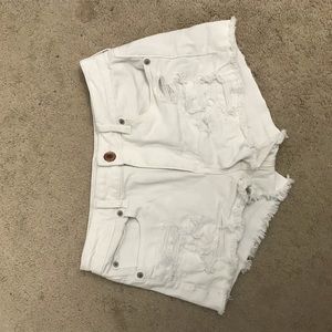 🔵WHITE AE JEAN SHORTS